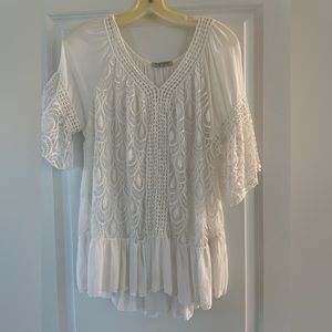 European white blouse made in Italy